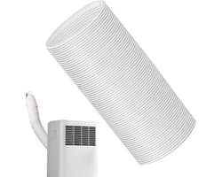 Afvoerslang Airco - Slang Mobiele Airco - Airco Koeling - Telescopische Verlenging - 300cm - Wit