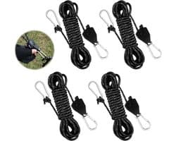 Spanner - Reflecterende trekkoordspanner - 4 meter - Meerkleurig