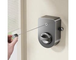 Wasknijper Uittrekbaar - Drooglijn Binnen - Kleding Drogen - Anti-Zaksysteem - 4.2 Meter - Zilver