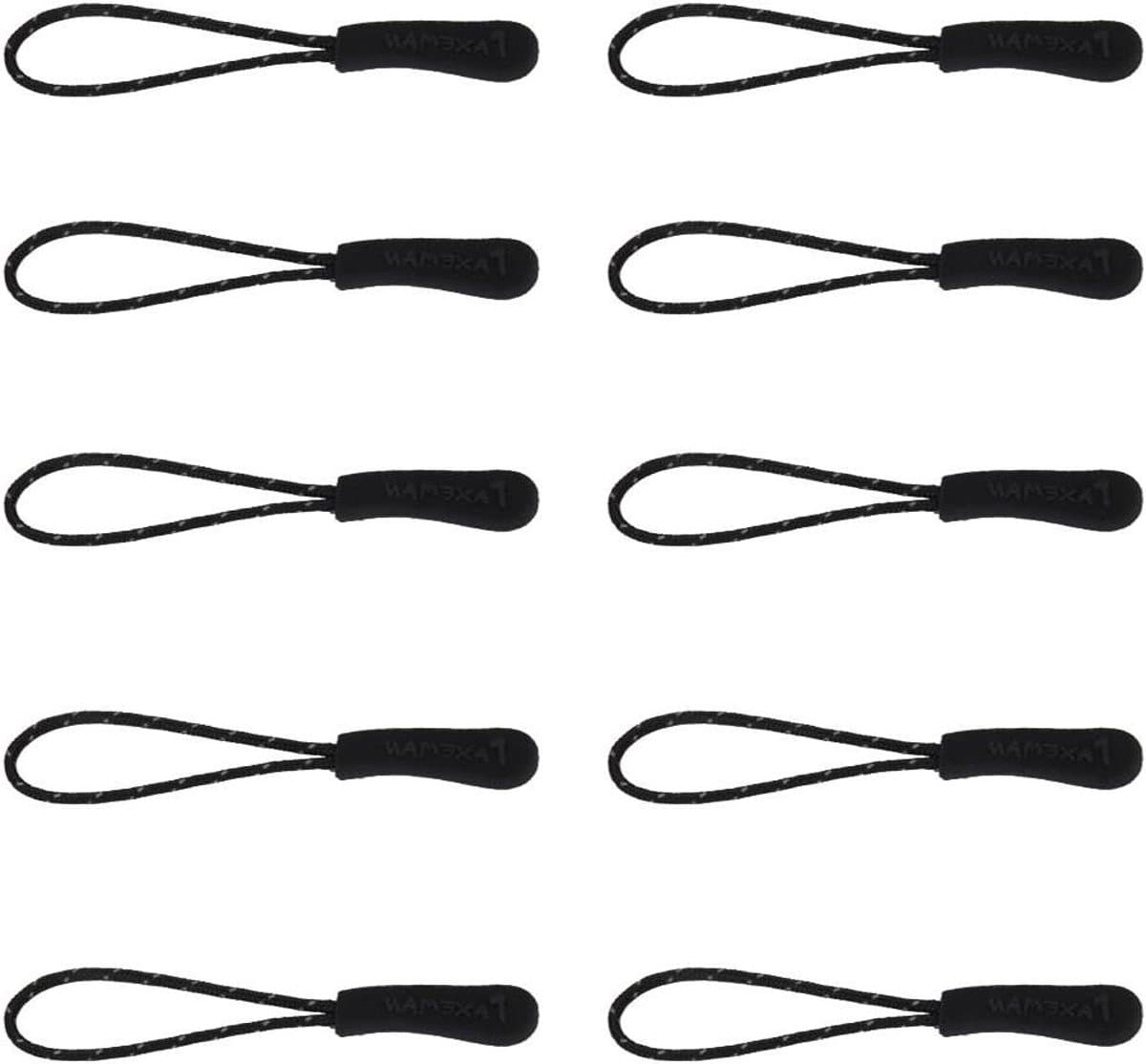 Ritssluiting trekkers - Rits hangers - Kleding reparatie - Reflecterend ontwerp - 10 stuks - Rood — afbeelding 1