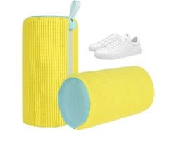 Schoenwaszak Set van 2 - 360° Reinigingssysteem - Schokabsorberend - Geluidsreducerend - Herbruikbaar - Voor sportschoenen/casual schoenen - Schoenreiniger