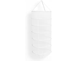 Droognet Kruiden - Droogrek Hangend - Kruiden Drogen - 5 Lagen Capaciteit - Ø 45 cm - Wit