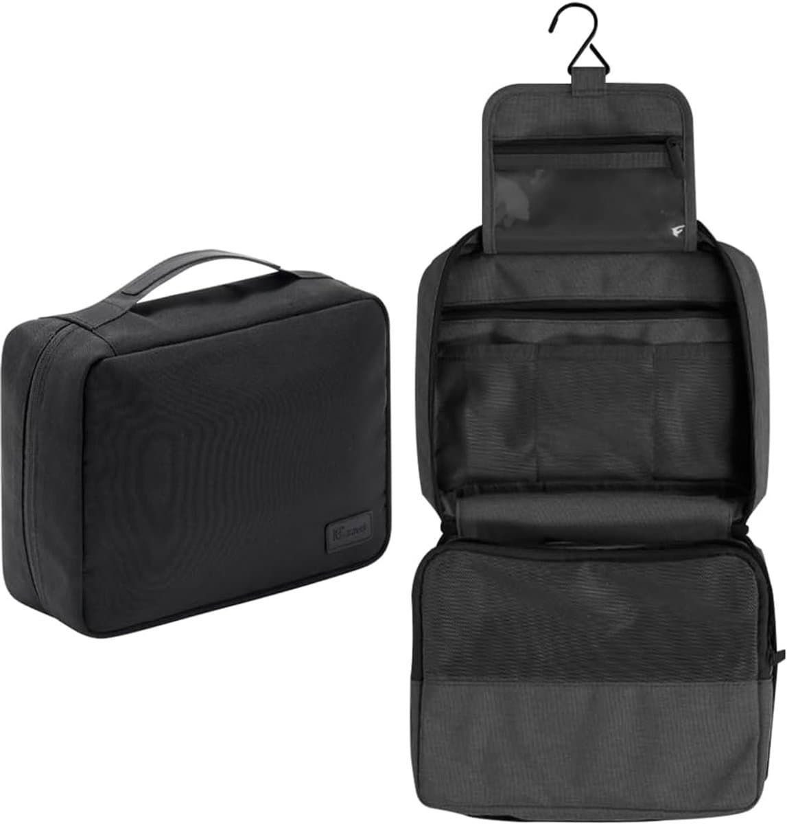 SnelShoppen - Toiletries Laundry Bag - Duurzame RPET Waszak - Waterdichte Reistas voor Toiletspullen - Ideaal voor Camping, Reizen en Thuisgebruik - R — afbeelding 1