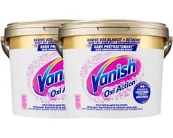 Vanish Oxi Action Vlekverwijderaar Poeder White – 2x 2,7 kg – 5,4 kg – Voordeelverpakking
