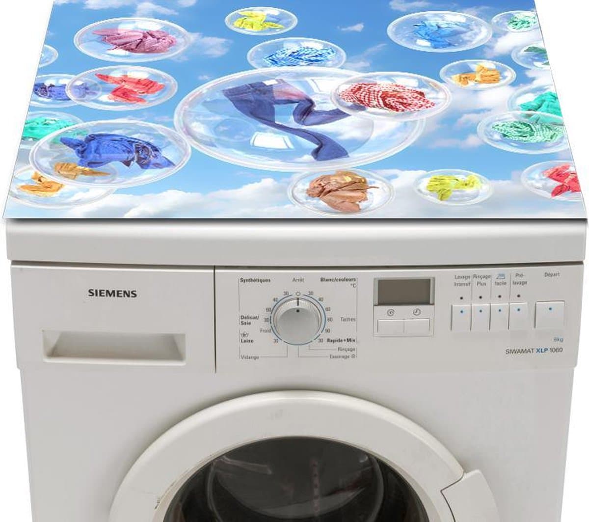 Papillon Wasmachine Beschermer - Antislip mat - 60x60 cm - Bubbles — afbeelding 1