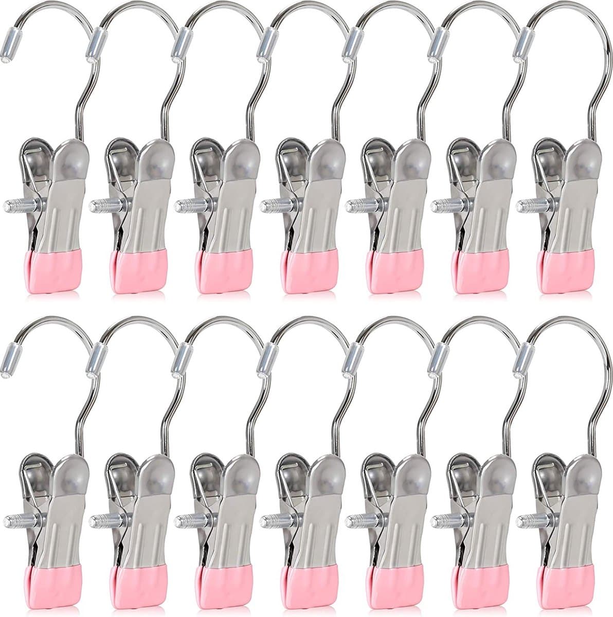 Wasknijpers - Met haak - Anti slip - Speciaal type - 360 graden draaibaar - 20 Stuks - Premium - Knijpertjes - Fotoknijpers - Geboorte wasknijpers - Foto knijpers — afbeelding 1