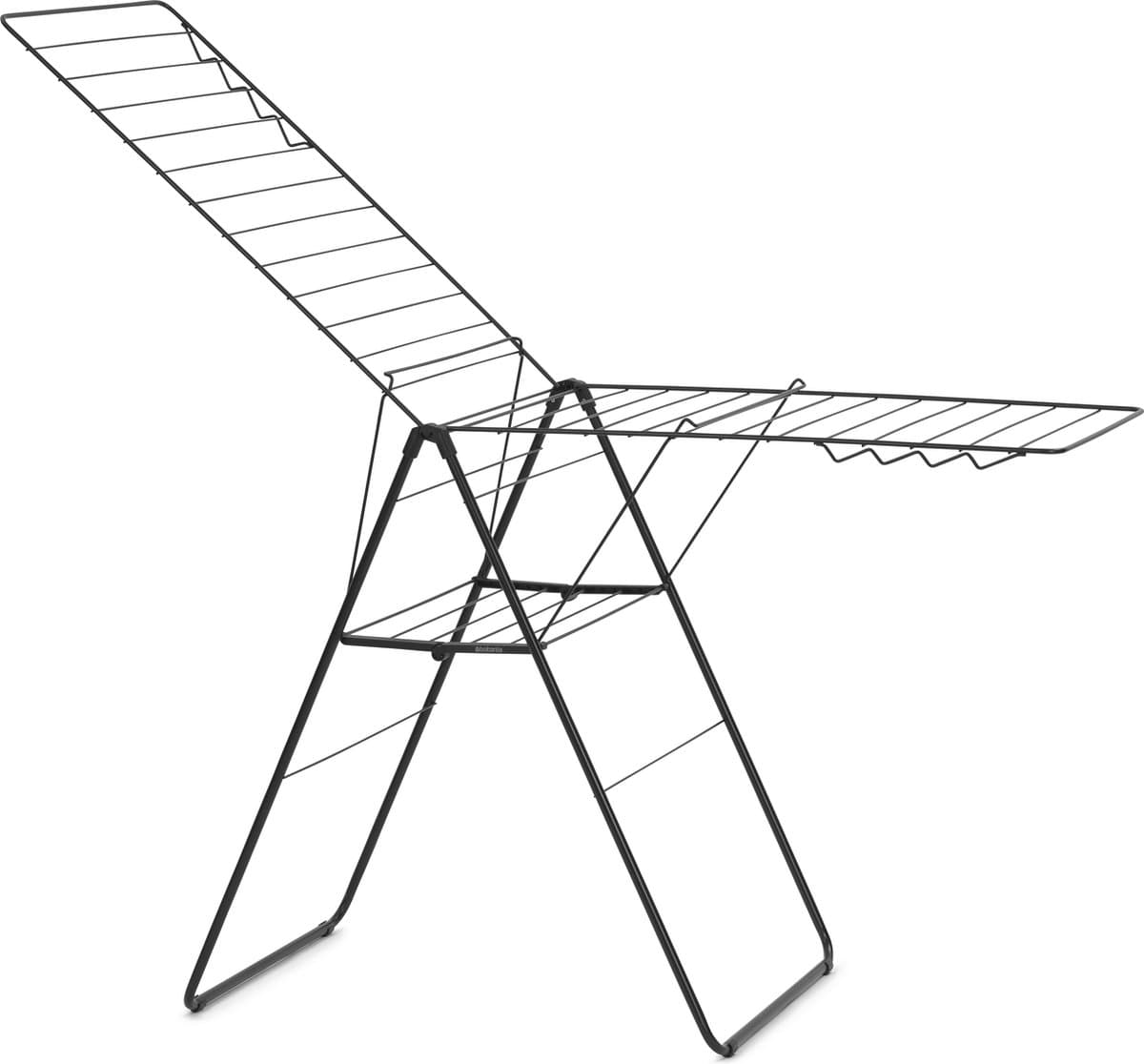 Brabantia HangOn Droogrek 25m - Inklapbaar Wasrek - Matt Black — afbeelding 1