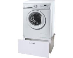 Wasmachine sokkel - verhoger - 33 cm met lade - wit