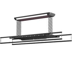 Wasophoogte® Elektrisch Droogrek - Plafonddroogrek Elite - Droogrek - Droogrek Elektrisch - Plafond Droogrek - 38 kg draagvermogen — afbeelding 1