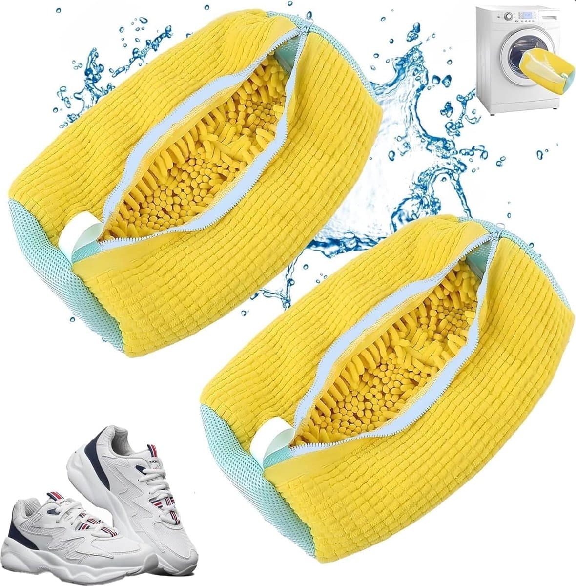 Premium 2st Schoenenwaszakken – Bescherm Je Sneakers én Wasmachine | 39 x 12cm | Herbruikbaar & Universeel Geschikt! — afbeelding 1