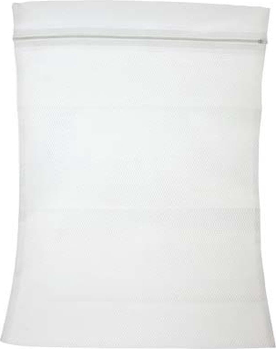 Waszak voor delicaat wasgoed - 3x - wit - 40 x 60 cm - lingerie zak — afbeelding 1