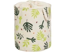 About You - Opvouwbare wasmand met bladeren - 38 x 38 x 40 cm