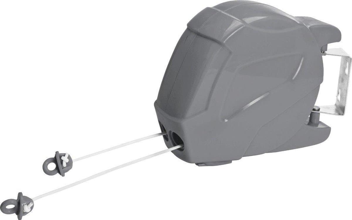 Drooglijn | Argos Home Set van 2 x15 m intrekbare waslijnen | wasdraad 30M — afbeelding 1