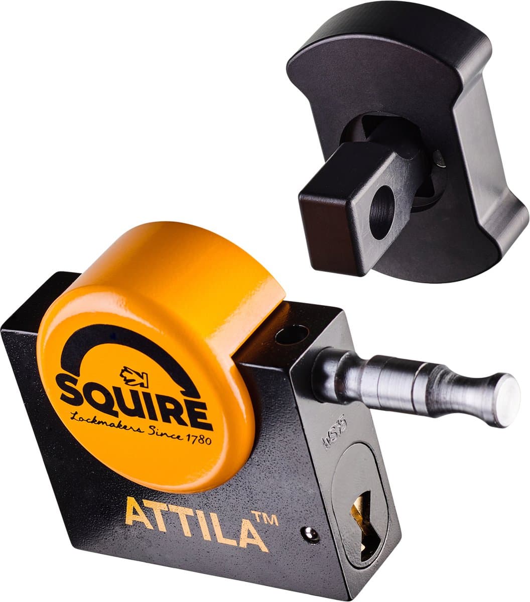Squire Attila Dual Pin - oersterk motor schijfremslot — afbeelding 1