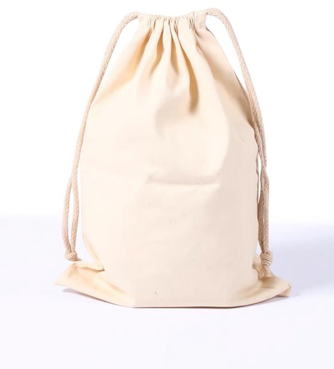 Maison Elara Katoenen Waszak met Trekkoord - Natuurlijke Kleur - Opbergzak voor Kleding en Textiel — afbeelding 1