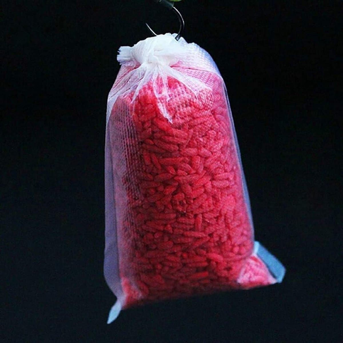 Vis Aas Zakjes - Oplosbare Zakjes - Karper Vissen - Wateroplosbaar Materiaal - 100 Stuks - Wit — afbeelding 1
