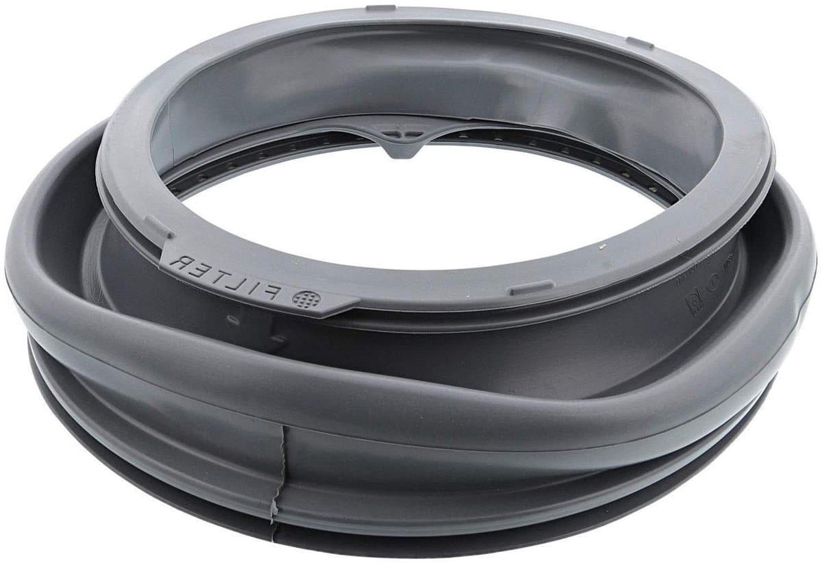 Wasmachine Deurafdichting - Vervangingsonderdeel Rubber - Apparaat Reparatie - Origineel Reserveonderdeel - Langwerpig - Zwart — afbeelding 1