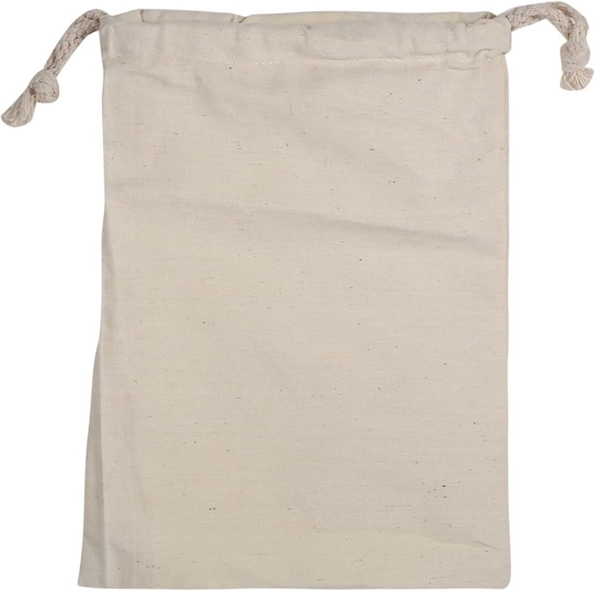 Katoenen Waszak voor het Sorteren van Vuile Kleding, Herbruikbare Opbergzak (30 x 40 cm) voor Thuis en Reizen — afbeelding 1