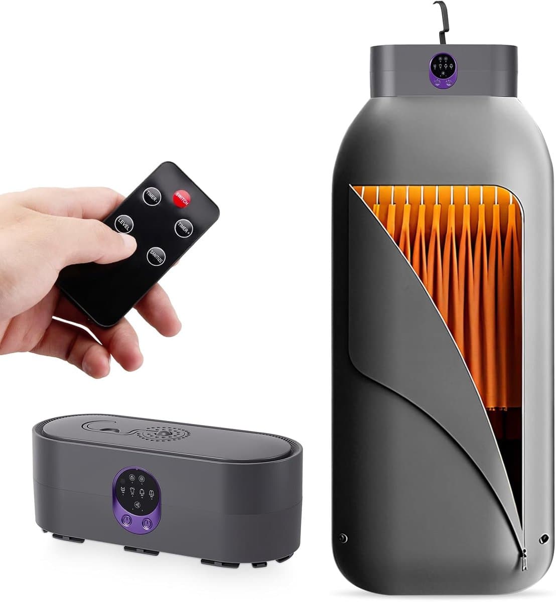Mini wasdroger draagbaar 2025 upgrade: KI-technologie & XXL-capaciteit (11-20 delen) - 4 droogprogramma's, stil (16dB), energiezuinig, ruimtebesparend voor appartement, thuis, op reis — afbeelding 1