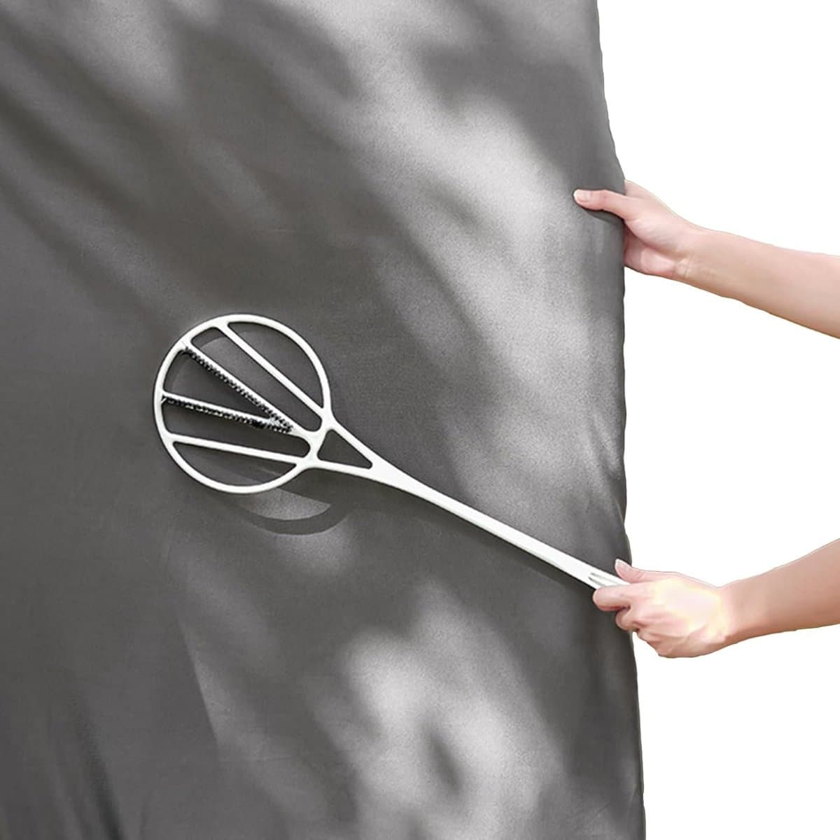 Dekbed Cleaner - Stofpad Veger - Textiel Reinigen - Lichtgewicht Handzaam - 555 cm Lengte - Wit — afbeelding 1