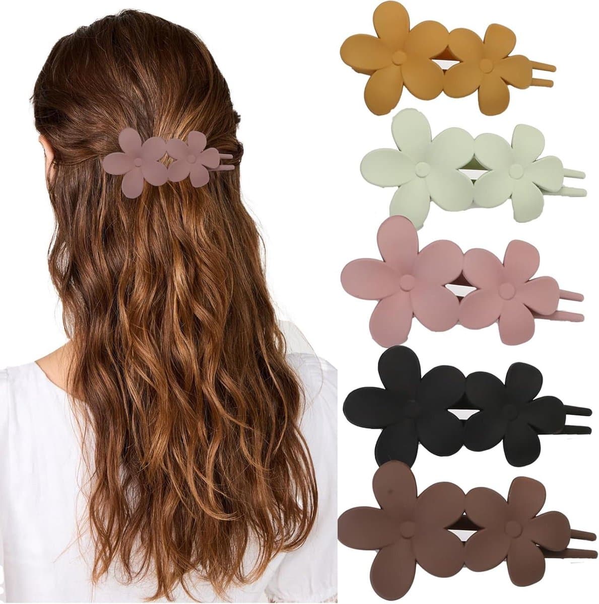 Haarspelden Set - Klemmen Clips - Haar Styling - Groot Formaat - 11 cm - Gemengde Kleuren — afbeelding 1