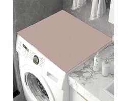 Wasmachine Droger Mat - Apparaatbeschermer - Apparaten Beschermen - Absorberend en Antislip - 40 x 60 cm - Roze