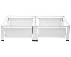 Golaro Wasmachine verhoger - Droger verhoger - Wasmachine kast met verhoger - Wasmachine kast - Wasmachine ombouw - Met 2 laden