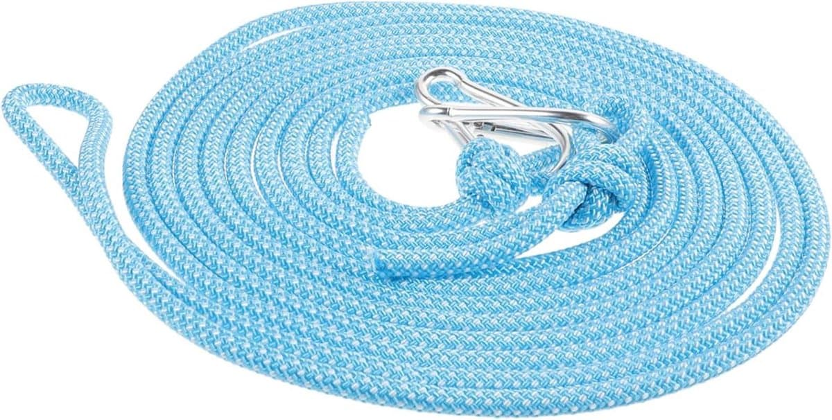 Draagbare Waslijn - Reis Droogrek - Buiten Kleding Drogen - Antislip Hangers - 5 Meter - Blauw — afbeelding 1