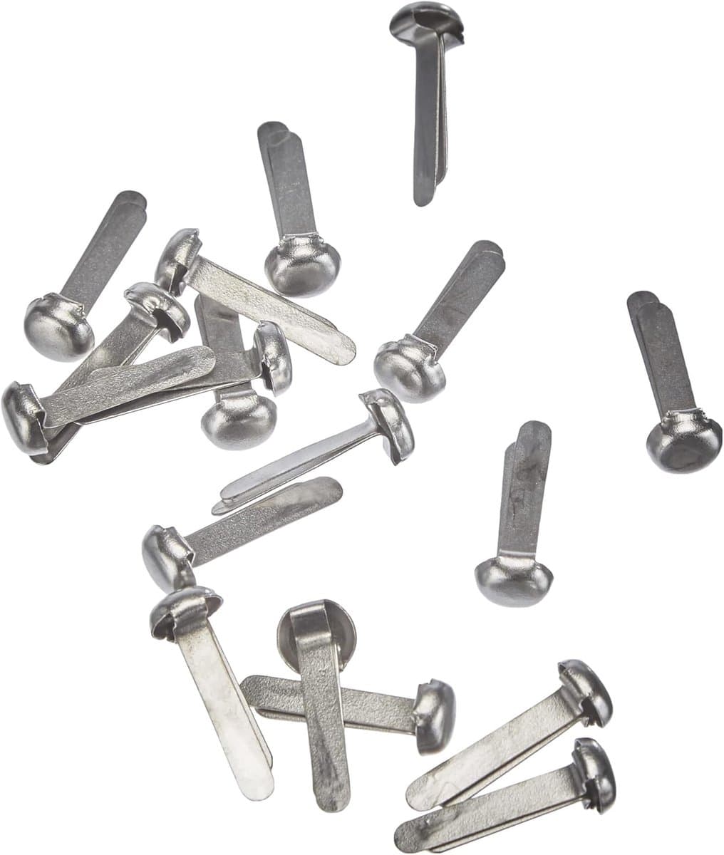 500 Stuks Monsterzakklemmen Zilver - Ronde Kop Zendingbinder voor Postzakken — afbeelding 1