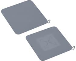 Geurafsluiter Douche - Afvoer Stopper - Frisse Ruimte - Flexibele Afdichting - Set van 2 - Grijs