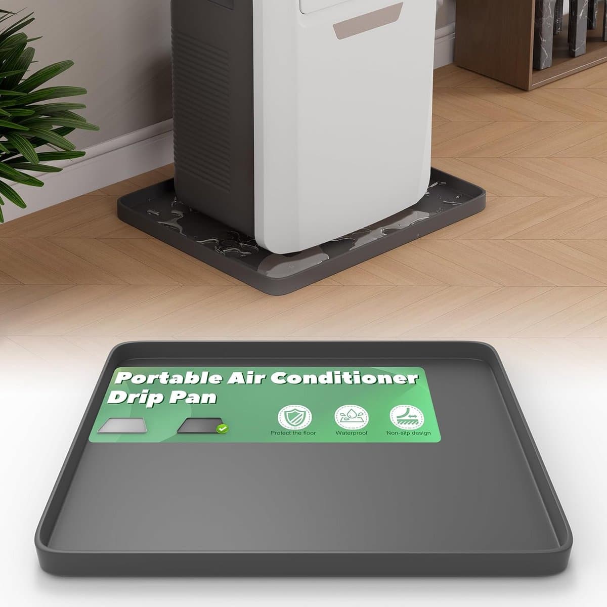 Antislip Opvangbak voor Draagbare Airconditioner Lekwater Condensatie — afbeelding 1