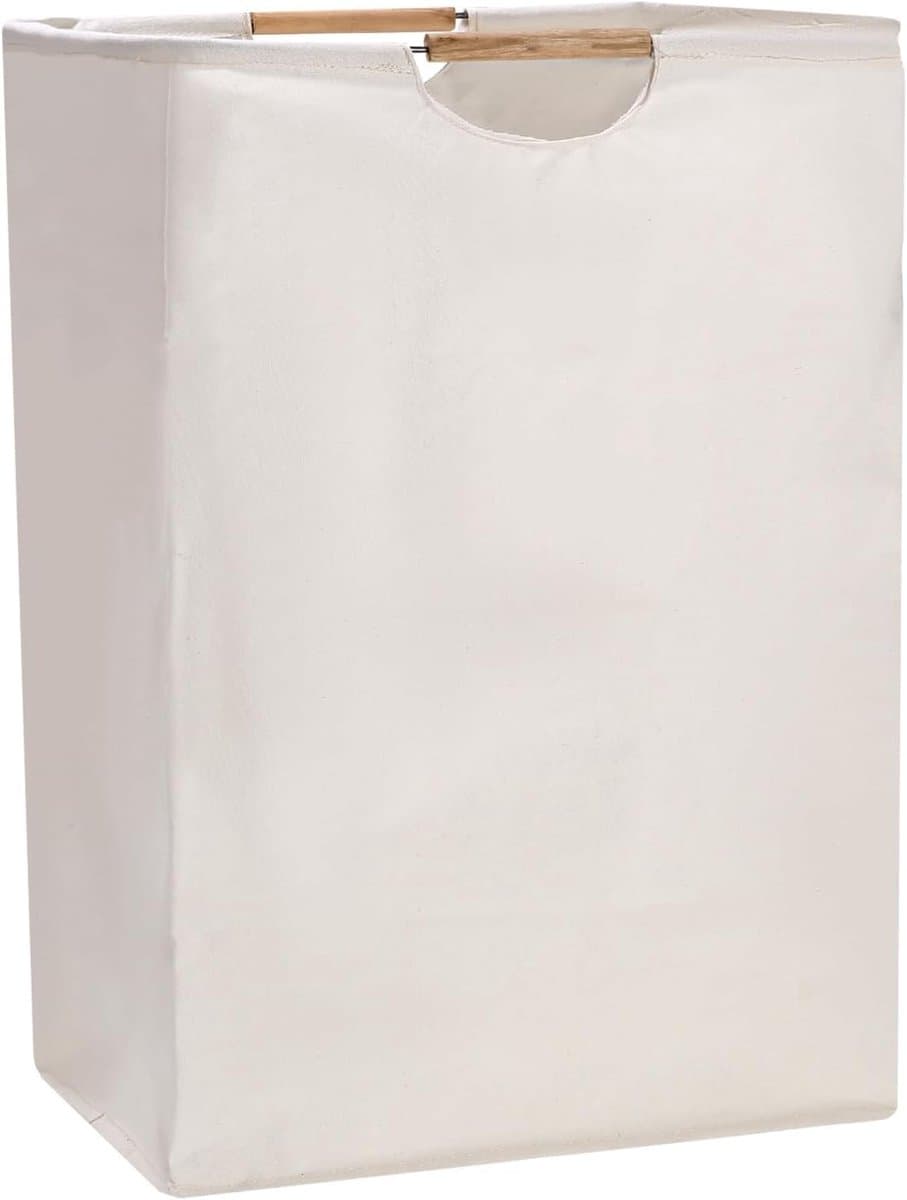 Opvouwbare Wasmand - Ruimtebesparend - 1 stuk - Beige - 40x60x30 cm — afbeelding 1