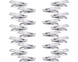 Roestvrijstalen Wasknijpers - 20 Stuks Handdoekklemmen en Kledingclips