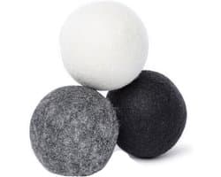 Allecto Plus - 6 stuks natuurlijke herbruikbare drogerballen van wol voor de