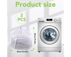Wasnet voor Wasmachine - Polyester - Fijnmazig Ontwerp - Herbruikbaar - Voor Ondergoed en Beddengoed