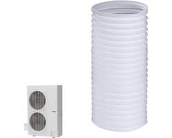 Afvoerslang Airco - Slang Airconditioner - Koelen en Ventileren - Knikbestendig Ontwerp - 150 cm - Wit