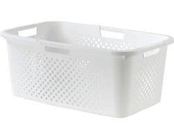 Pixel, wasmand 40l, gerecycled plastic, gebroken wit, 4 zijgrepen, ventilatie aan 4 zijden