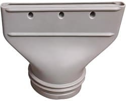 Adapter voor Airconditioner Raam, SGZIOO Afvoerslang Raamdoorvoering, voor Ø 130-150mm Diameter Afvoerslang, Raamslang voor Mobiele, Auto Airconditioner, Droger