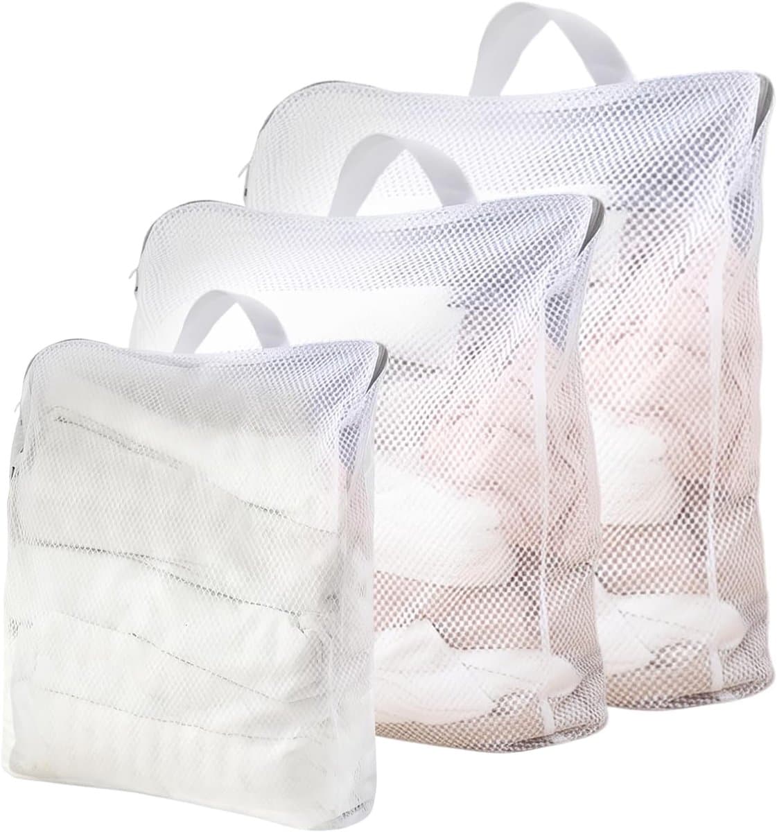 SnelShoppen - Large Laundry Net voor Delicate Was, Waszak, Wasnet, Bescherming voor Kleding, 1 Stuk, Ideaal voor Wassen, Reizen, en Camping — afbeelding 1
