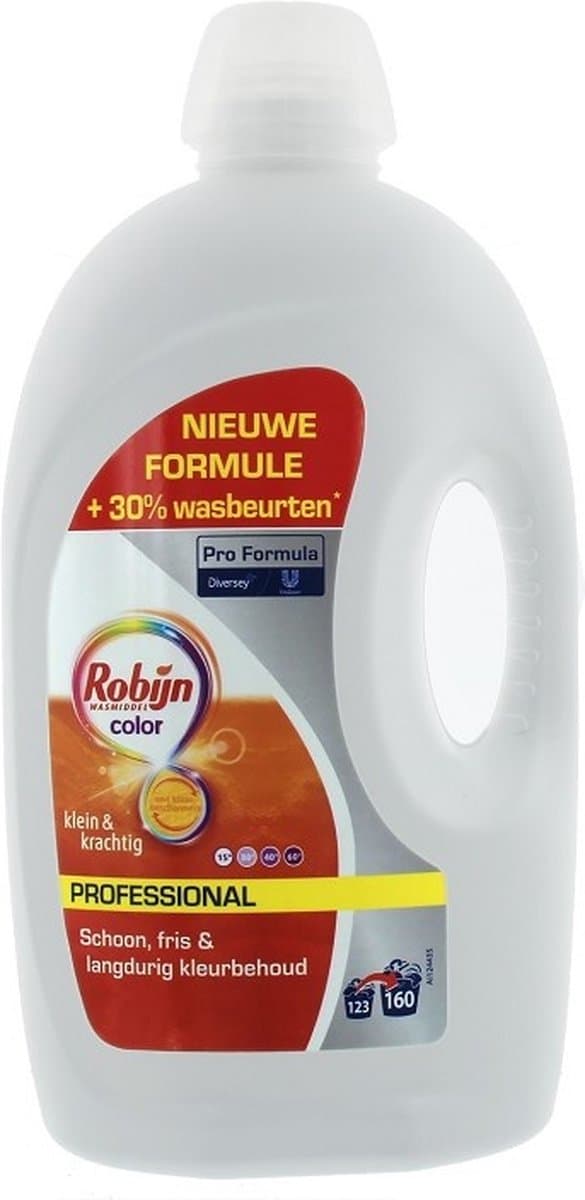 Robijn - Wasmiddel - Vloeibaar Wasmiddel - Professional - Color - 160wb/4,32L — afbeelding 1