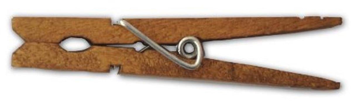 LWR CRAFTS Houten Grote Wasknijpers 3-5/16" 8,4cm 30 Stuks Per Pack (Jacobeen) — afbeelding 1