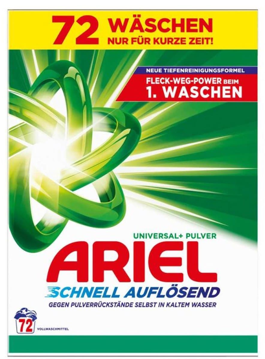 Ariel Poeder Regular 3,96 kg - 72 Stuks — afbeelding 1