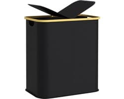 HOMCOM Wasmand - Non-woven stof - 54x34x58,5cm - Wit