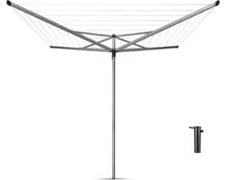 Brabantia Essential Droogmolen - met Betonanker - 40 m - Metallic Grey — afbeelding 1