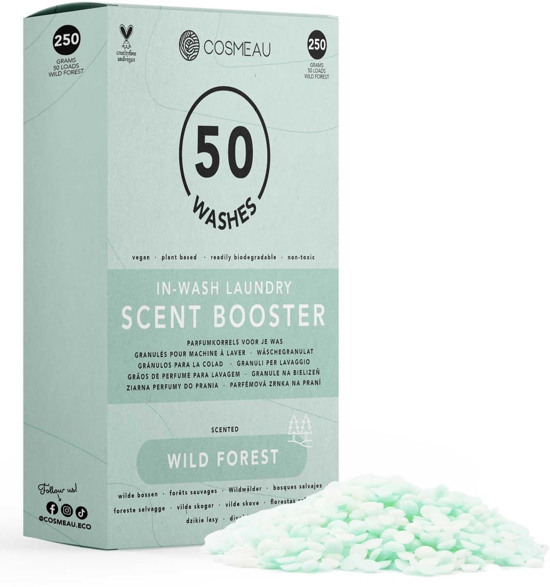 Cosmeau Geurbooster 50 Wasbeurten Wild forest 250 gr — afbeelding 1