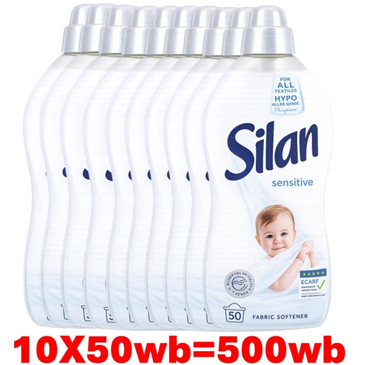 Silan Wasverzachter - Sensitive 1100ml - 10x 50 Wasbeurten - Voordeelverpakking — afbeelding 1