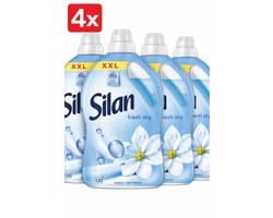 (4x) Silan Wasverzachter - Fresh Sky 2860ml - 130 Wasbeurten - Grootverpakking