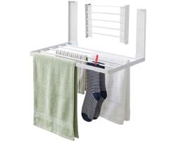 Wasdroger - wit - 40,5x25x25 cm - met magneet