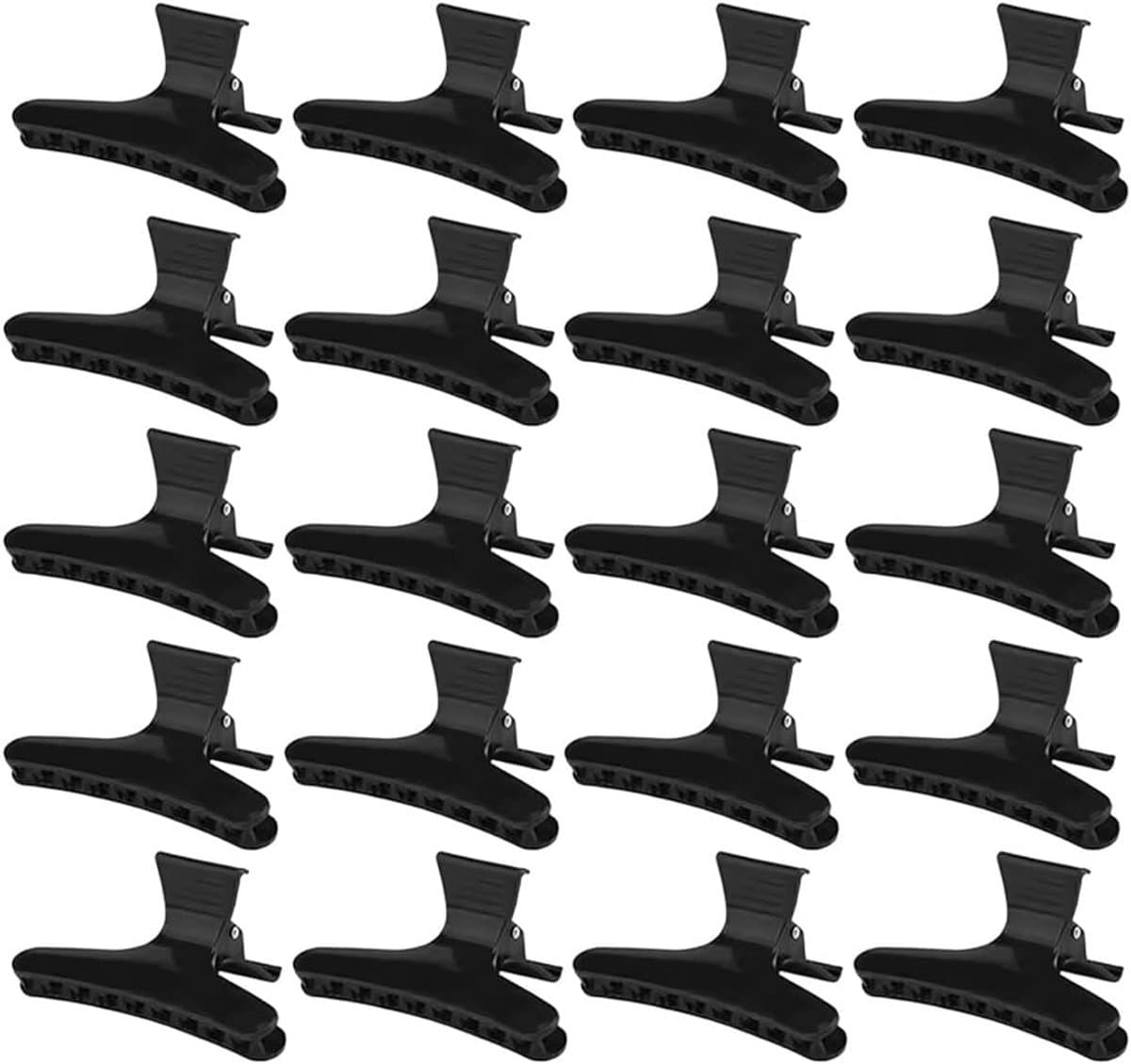 20 Stuks Vlinder Kappersklemmen Antislip Haarspelden voor Styling — afbeelding 1