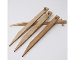 Beukenhouten Grondanker 30 cm - Natuurlijke Bevestigingsankers voor Erosiebescherming